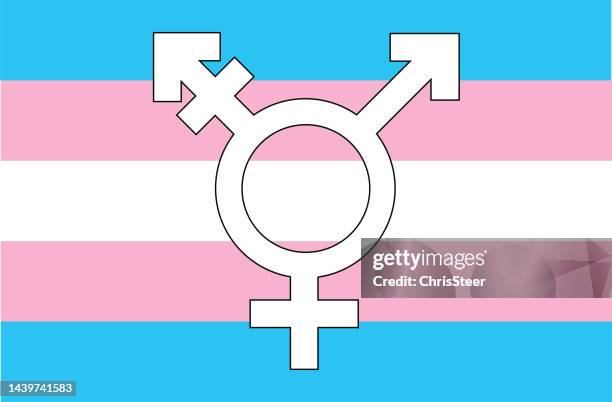 transsexuell-symbol - geschlechtssymbol stock-grafiken, -clipart, -cartoons und -symbole