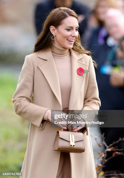 Catherine, Princess of Wales visits 'The Street' community hub during an official visit to Scarborough on November 3, 2022 in Scarborough, England....