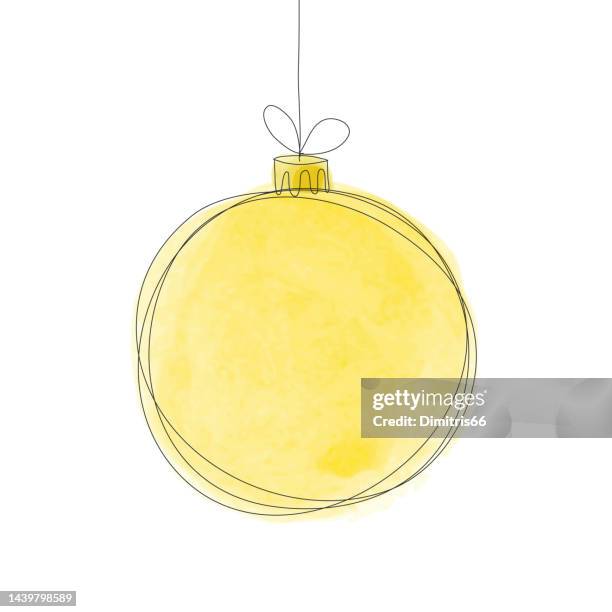 christmas ball watercolor - christmas bauble 幅插畫檔、美工圖案、卡通及圖標