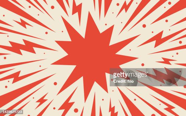 blast zap excitement explosion abstract background - line drawing activity stock illustrations
