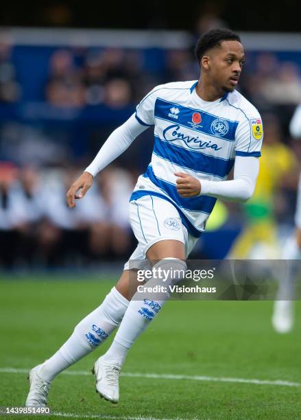 Chris Willock of Queens Park Rangers during the Sky Bet Championship between Queens Park Rangers and West Bromwich Albion at Loftus Road on November...