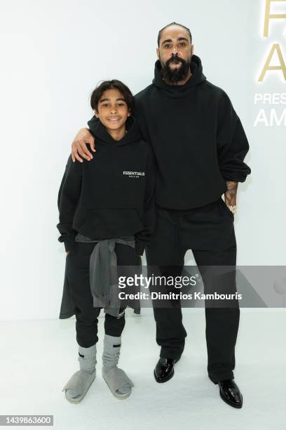 Jerry Lorenzo Manuel III and Jerry Lorenzo attend the CFDA Fashion Awards at Casa Cipriani on November 07, 2022 in New York City.