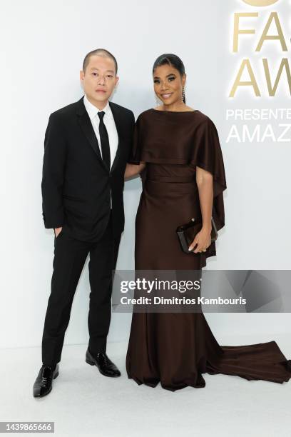 Jason Wu and Regina Hall attend the CFDA Fashion Awards at Casa Cipriani on November 07, 2022 in New York City.