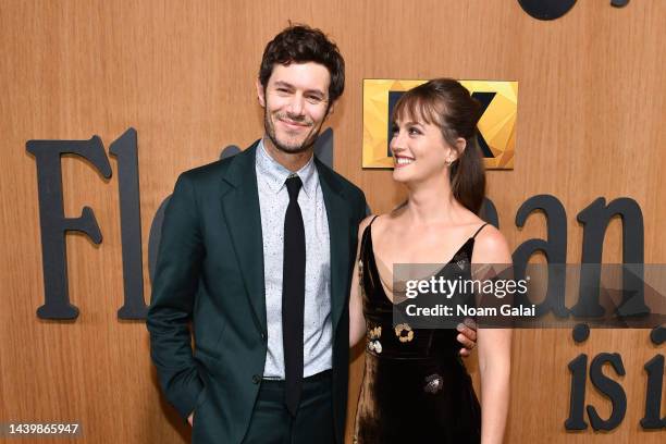 Adam Brody and Leighton Meester attend FX's "Fleishman is in Trouble" New York premiere at Carnegie Hall on November 07, 2022 in New York City.