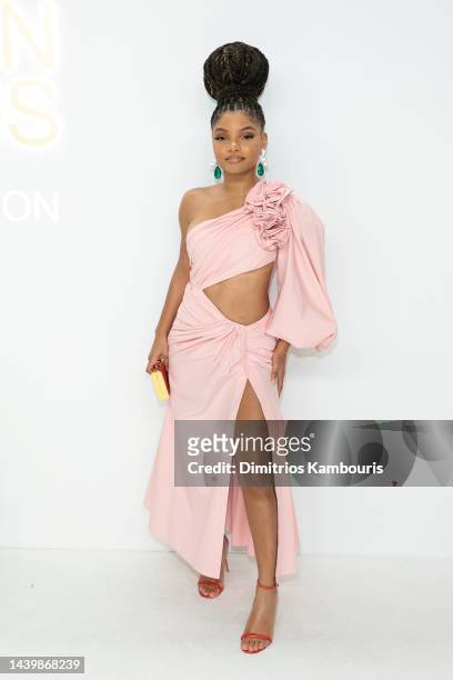 Halle Bailey attends the CFDA Fashion Awards at Casa Cipriani on November 07, 2022 in New York City.