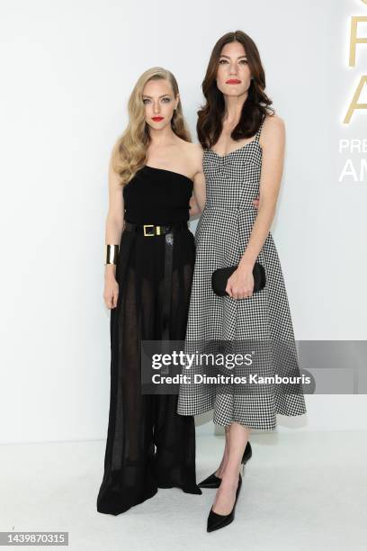 Amanda Seyfried and Jennifer Carpenter attend the CFDA Fashion Awards at Casa Cipriani on November 07, 2022 in New York City.