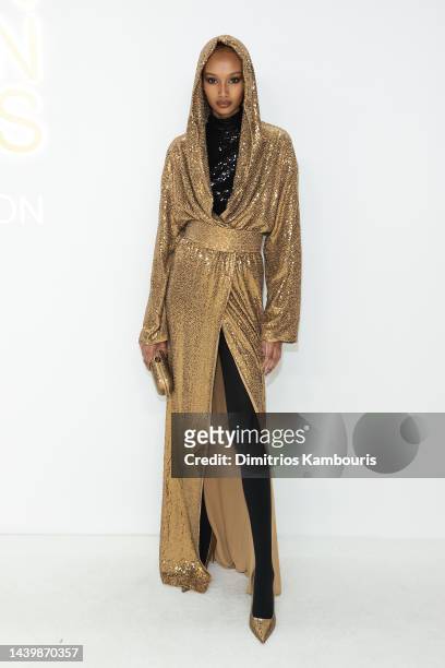 Ugbad Abdi attends the CFDA Fashion Awards at Casa Cipriani on November 07, 2022 in New York City.