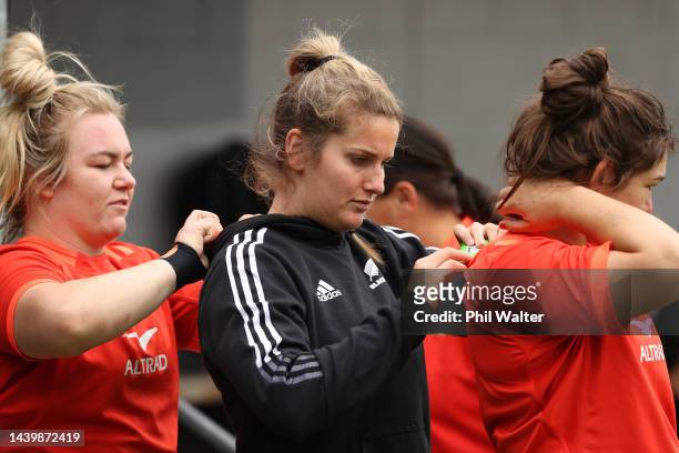 Alana Bremner odf New Zealand during a New Zealand Black Ferns Training Session at Gribblehirst Park on November 08, 2022 in Auckland, New Zealand.