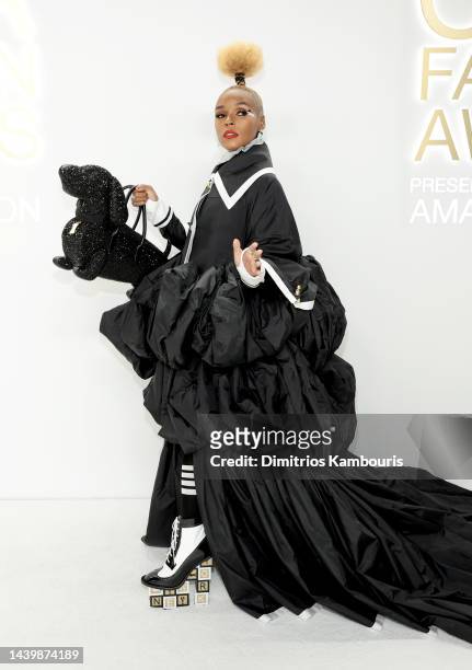 Janelle Monáe attends the CFDA Fashion Awards at Casa Cipriani on November 07, 2022 in New York City.