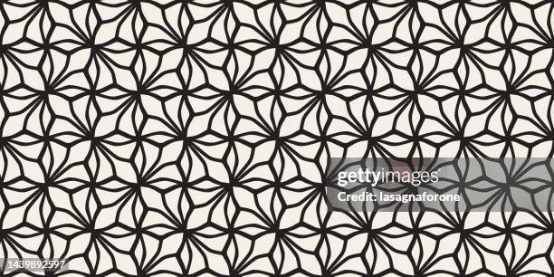 seamless geometric vector pattern - old windmill stock illustrations