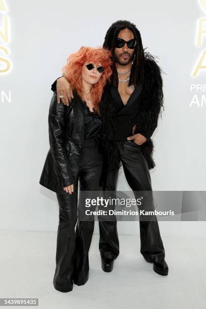 Natasha Lyonne and Lenny Kravitz attend the CFDA Fashion Awards at Casa Cipriani on November 07, 2022 in New York City.