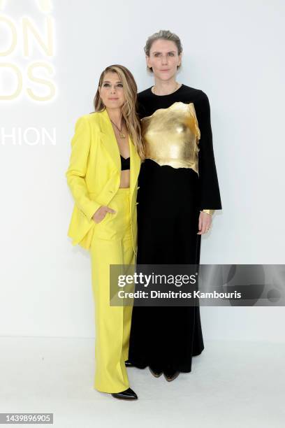 Marisa Tomei and Gabriela Hearst attend the CFDA Fashion Awards at Casa Cipriani on November 07, 2022 in New York City.