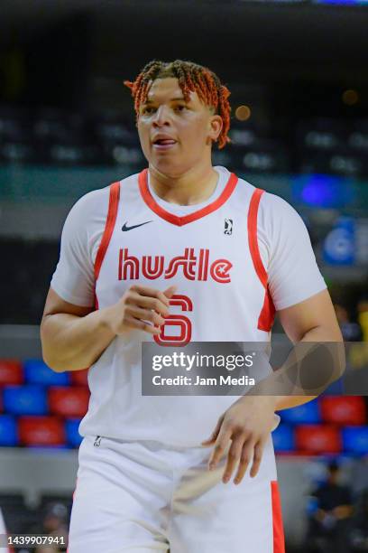 Kenneth Lofton of the Memphis Hustle looks on during the first half against the Mexico City Captains of the NBA G-League 2022-2023 at Mexico City...