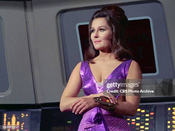 Marj Dusay as Kara in the STAR TREK episode, "Spock's Brain." Original airdate, September 20, 1968. Season 3, episode 1. Image is a screen grab.