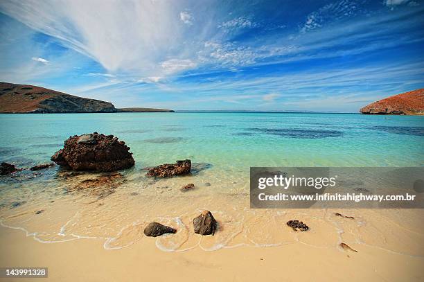 puerto balandra - baja california sur stock pictures, royalty-free photos & images