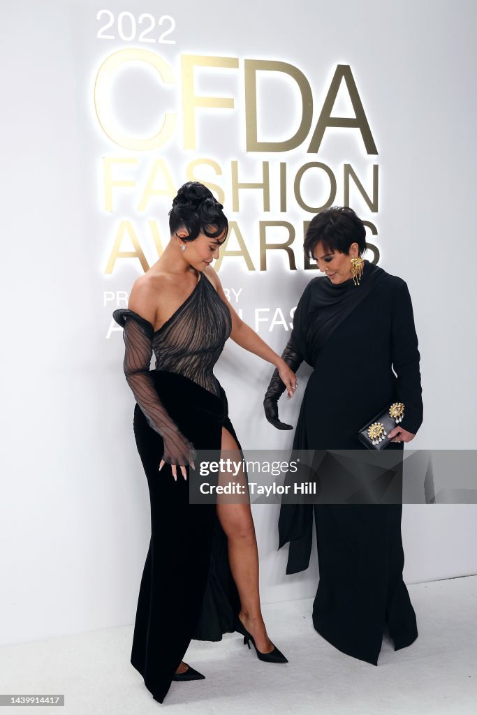Cfda Kylie Jenner and Kris Jenner attend the 2022 CFDA Awards at Casa ...