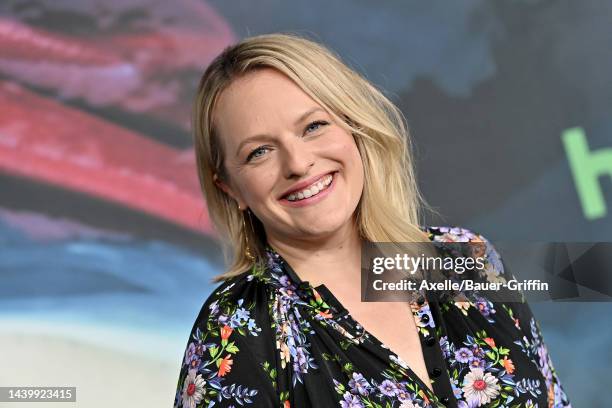 Elisabeth Moss attends the Season 5 Finale Event of Hulu's "The Handmaid's Tale" at Academy Museum of Motion Pictures on November 07, 2022 in Los...