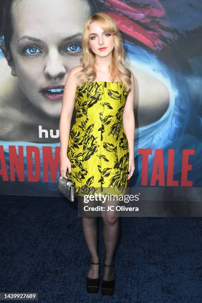 Mckenna Grace attends the Season 5 Finale Event Of Hulu's "The Handmaid's Tale" at Academy Museum of Motion Pictures on November 07, 2022 in Los...