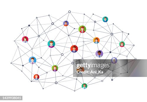 Abstract computer network Abstract computer network