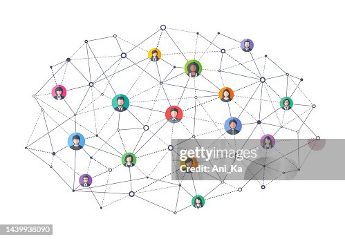 Abstract computer network Abstract computer network