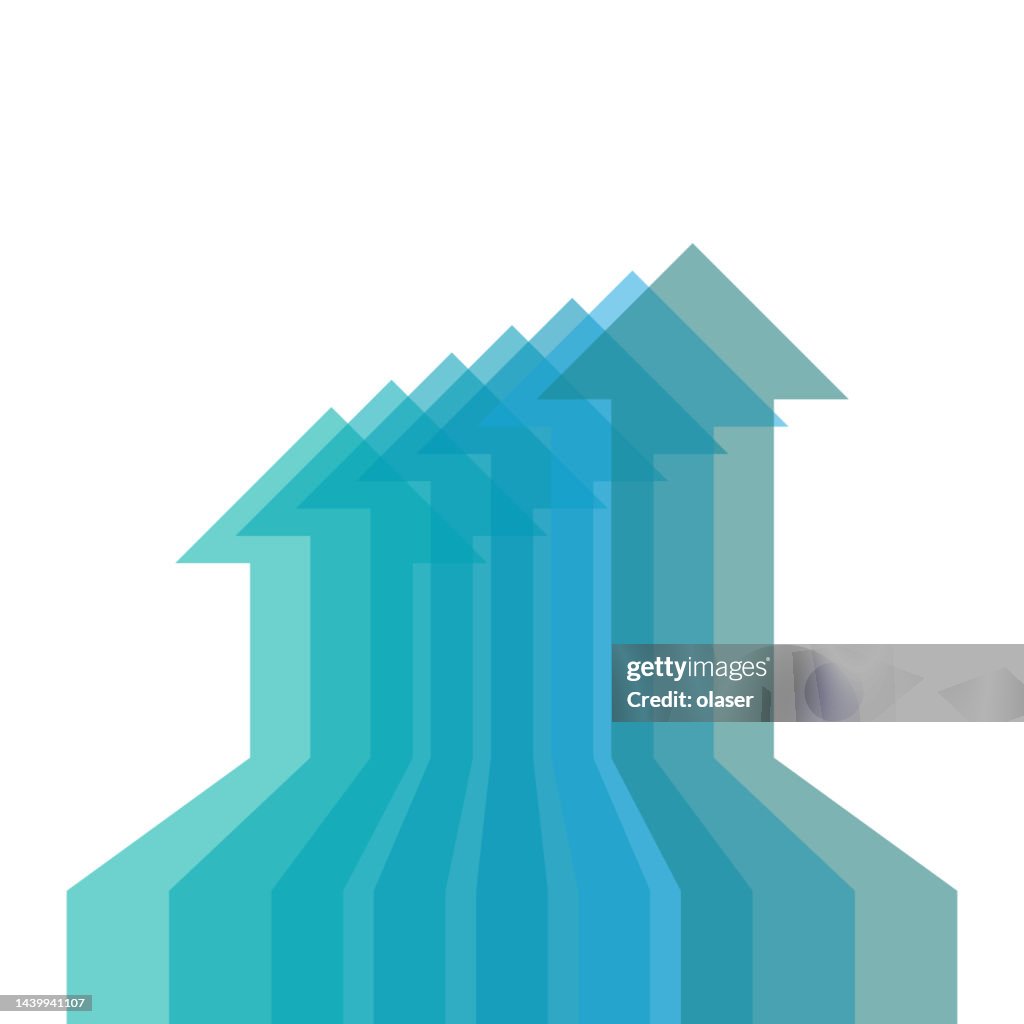 Form Development Arrows Arrows Forming Progress Chart High-Res Vector Graphic - Getty Images