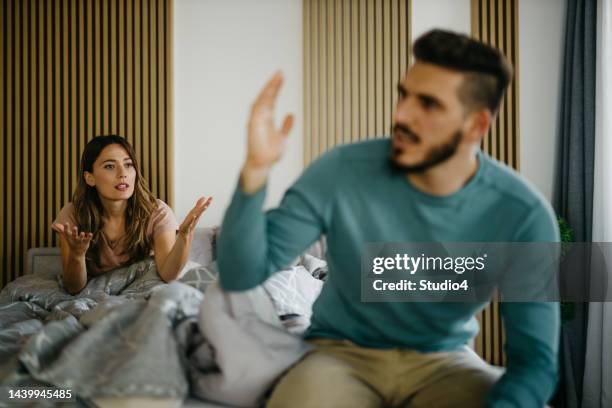 i hate when she does that - couple fighting stock pictures, royalty-free photos & images