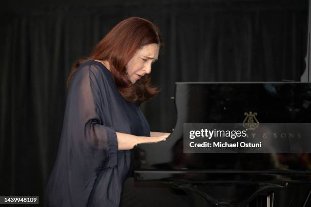 Simone Dinnerstein attends The Art Students League Gala 2022 at MoMA on November 07, 2022 in New York City.