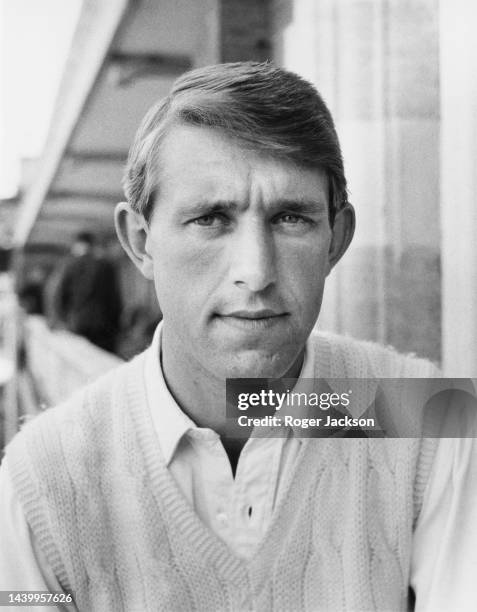 Portrait of cricketer Brian Luckhurst , right handed batsman and slow left-arm orthodox spin bowler for Kent County Cricket Club on 19th June 1965 at...