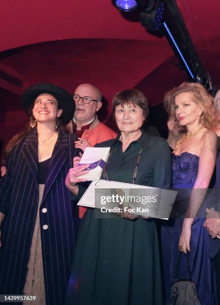 Claire Berest, Marc Lambron, Castel Prize 2022 awarded writer Catherine Millet for her book "Commencements" and Eva Ionesco attend Castel Prize 2022...