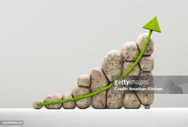 upward arrow - financial ecosystem stock pictures, royalty-free photos & images