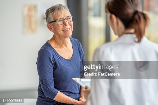 Senior at a Health Check-Up Senior at a Health Check-Up