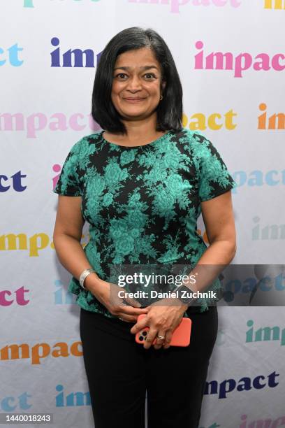 6Congresswoman Pramila Jayapal attends Indian American Impact GOTV Weekend Canvass Launch on November 06, 2022 in Philadelphia, Pennsylvania.