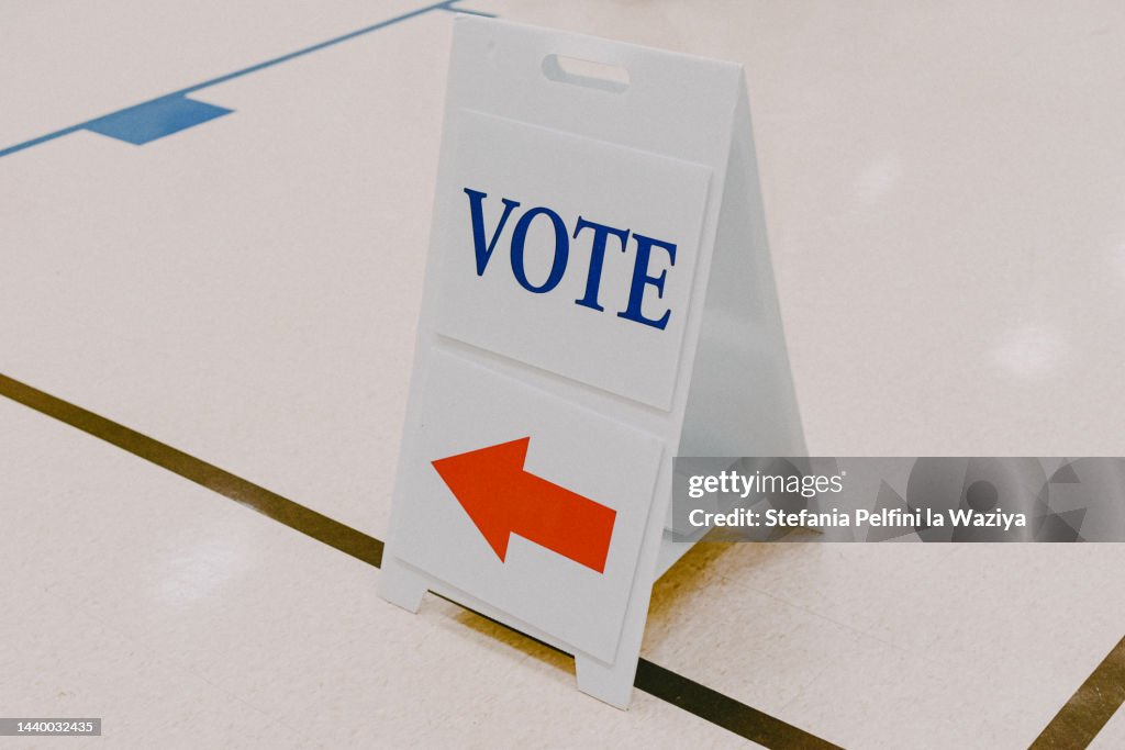 Vote Directional Sign High-Res Stock Photo - Getty Images