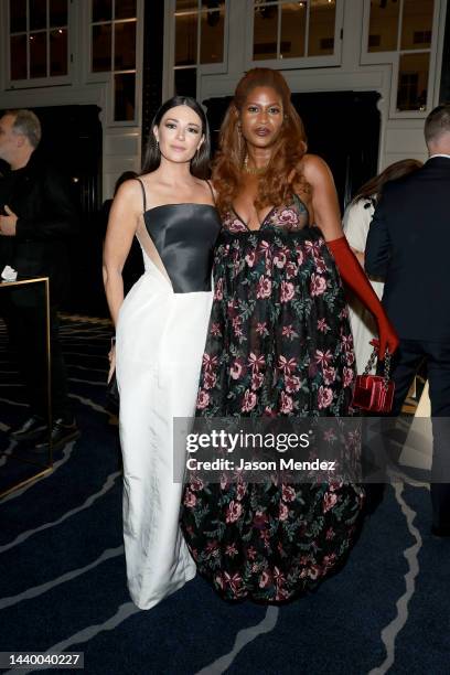 April Hennig and Fe Noel attend the CFDA Fashion Awards at Casa Cipriani on November 07, 2022 in New York City.