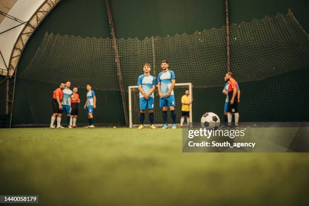 soccer free kick - futsal stock pictures, royalty-free photos & images