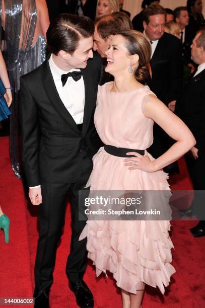 Daniel Radcliffe and Rose Hemingway attend the "Schiaparelli And Prada: Impossible Conversations" Costume Institute Gala at the Metropolitan Museum...