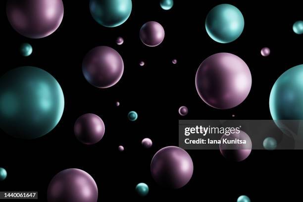 futuristic 3d background. - liquid galaxy stock pictures, royalty-free photos & images