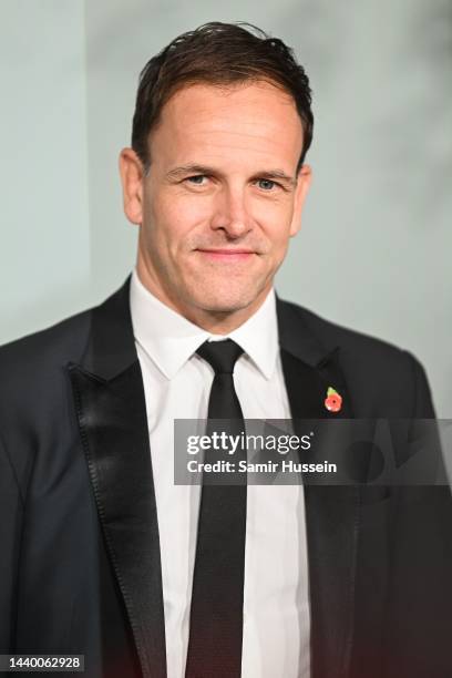 Jonny Lee Miller attends "The Crown" Season 5 World Premiere at Theatre Royal Drury Lane on November 08, 2022 in London, England.