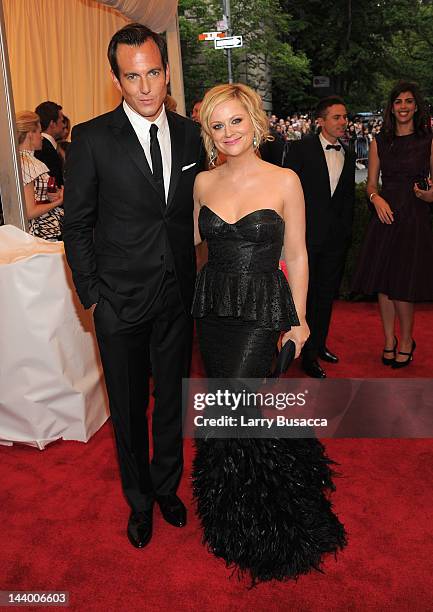 Will Arnett and Amy Poehler attend the "Schiaparelli And Prada: Impossible Conversations" Costume Institute Gala at the Metropolitan Museum of Art on...