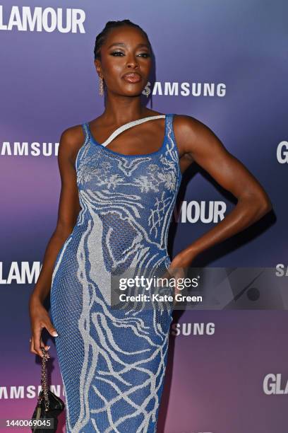 Odudu attends the Glamour Women of the Year Awards 2022 at Outernet London on November 08, 2022 in London, England.