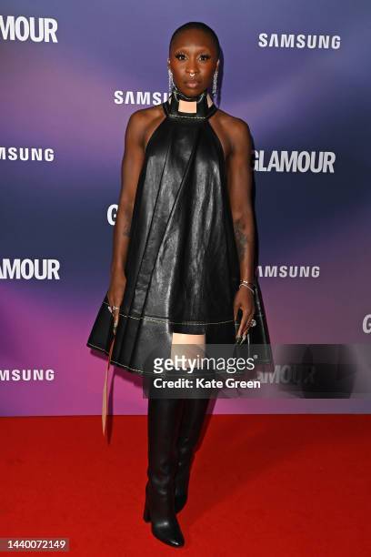 Cynthia Erivo attends the Glamour Women of the Year Awards 2022 at Outernet London on November 08, 2022 in London, England.