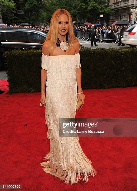 Stylist Rachel Zoe attends the "Schiaparelli And Prada: Impossible Conversations" Costume Institute Gala at the Metropolitan Museum of Art on May 7,...