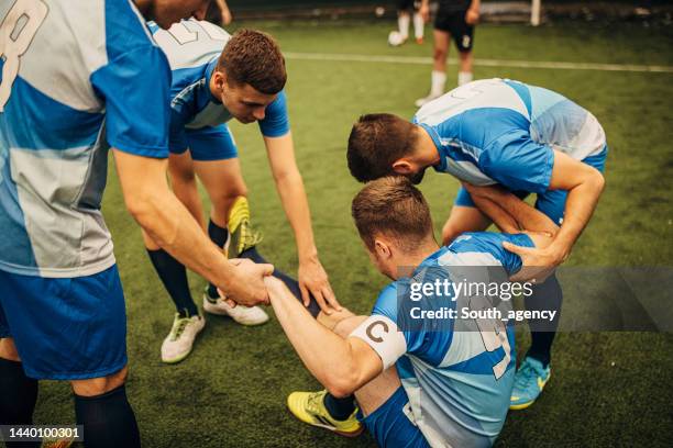 Help Football 889 Soccer Helping Opponent Stock Photos, High-Res Pictures, and Images ...