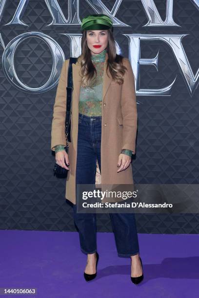 Benedetta Mazza attends the photocall of "Black Panther: Wakanda Forever" Italian premiere at Alcatraz on November 08, 2022 in Milan, Italy.