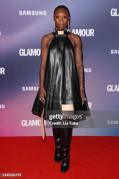 Cynthia Erivo attends the Glamour Women of the Year Awards 2022 at Outernet London on November 08, 2022 in London, England.