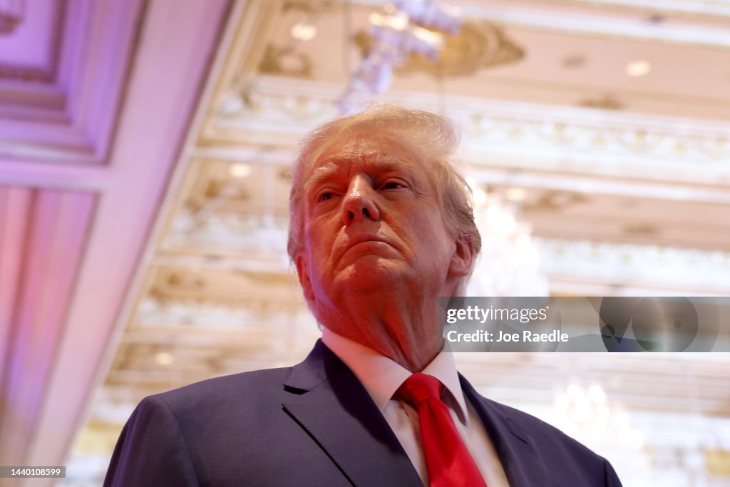 Former President Donald Trump Spends Midterm Election Night At Mar-a-Lago
