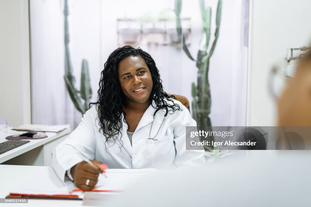 First Day Trans Doc Trans Woman Doctor High-Res Stock Photo - Getty Images