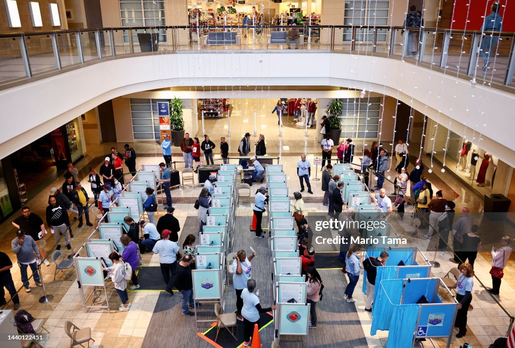 Americans Head To The Polls To Vote In The 2022 Midterm Elections