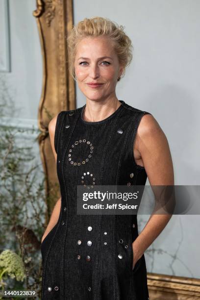 Gillian Anderson attends "The Crown" Season 5 World Premiere at Theatre Royal Drury Lane on November 08, 2022 in London, England.