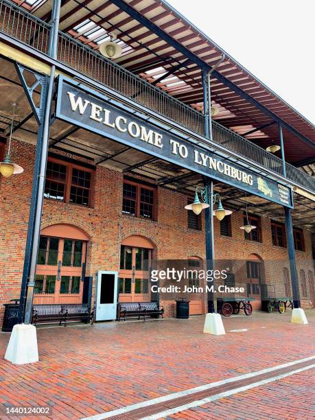 アムトラックケンパーストリート駅、リンチバーグ、バージニア州(米国) - リンチバーグ ストックフォトと画像